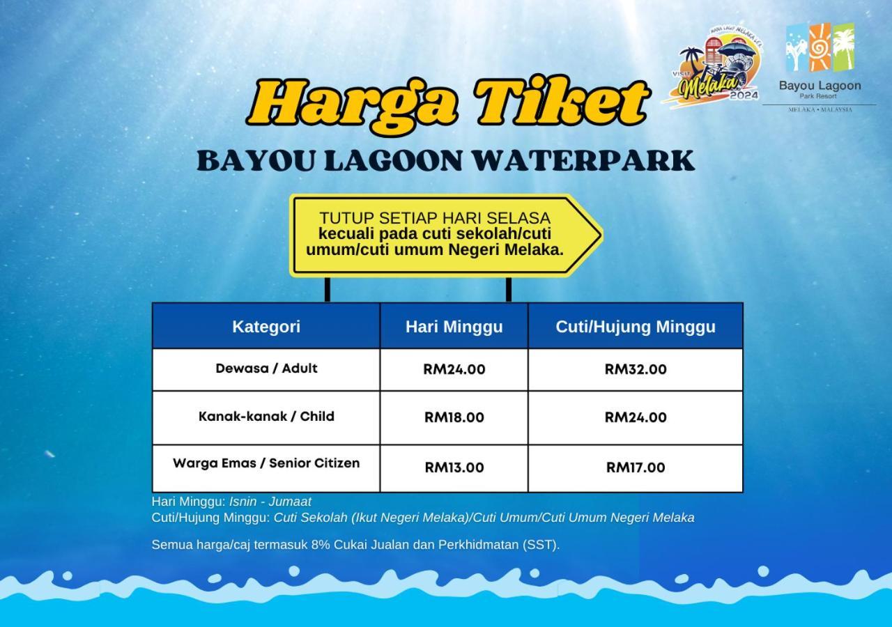 Malacca Bayou Lagoon Park Resort מראה חיצוני תמונה
